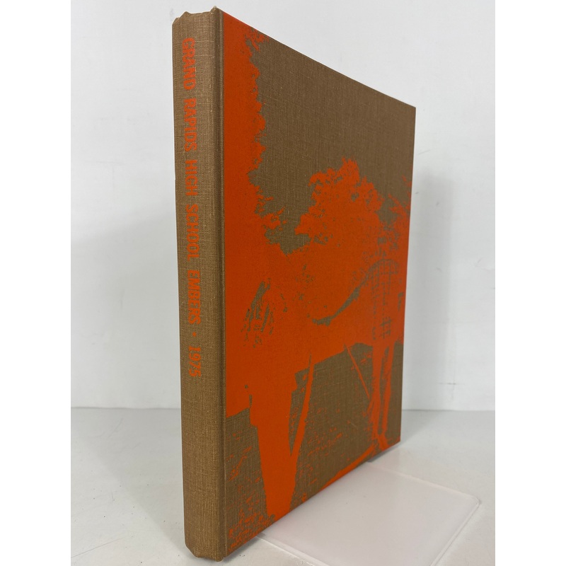 1975 Embers Grand Rapids Christian High School Yearbook Grand Rapids, MI HC