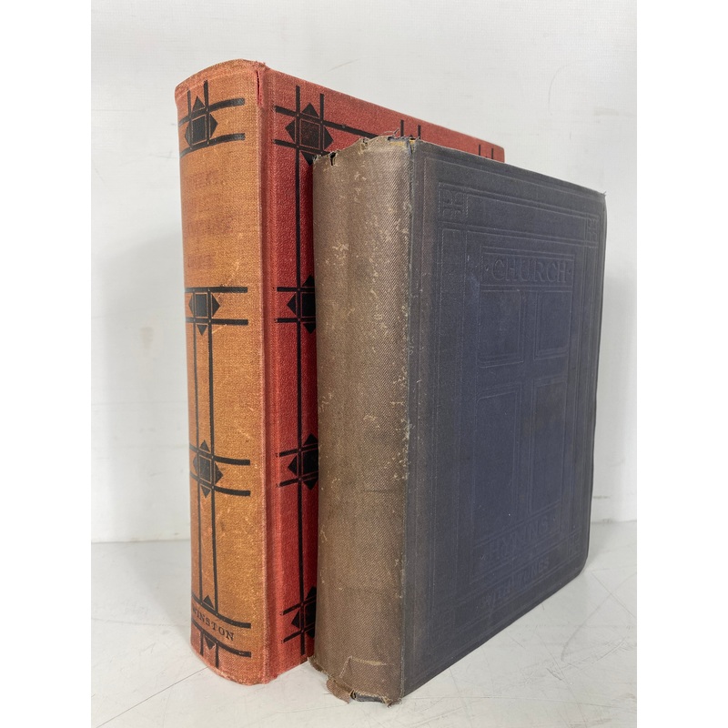 2 Vols: Church Hymns w Tunes/Cruden’s Complete Concordance 1903-1930