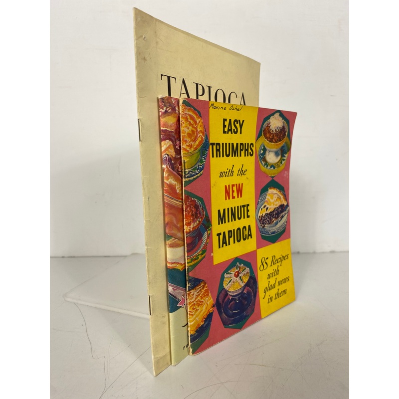 3 Vintage Minute Tapioca Recipe Booklets 1928-1934 SC