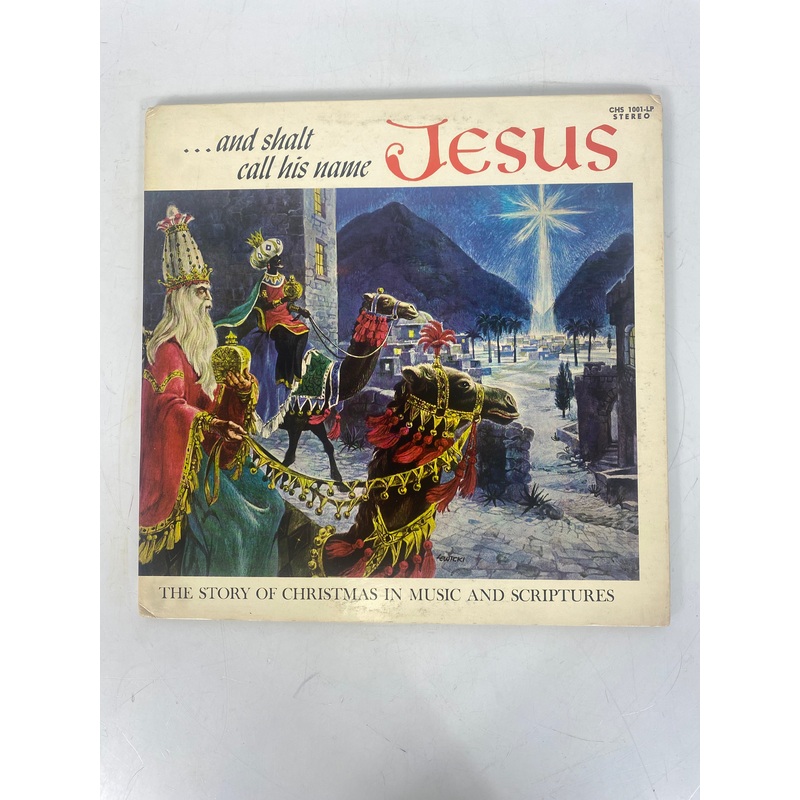 …and shalt call his name Jesus The Story of Christmas Vinyl Record