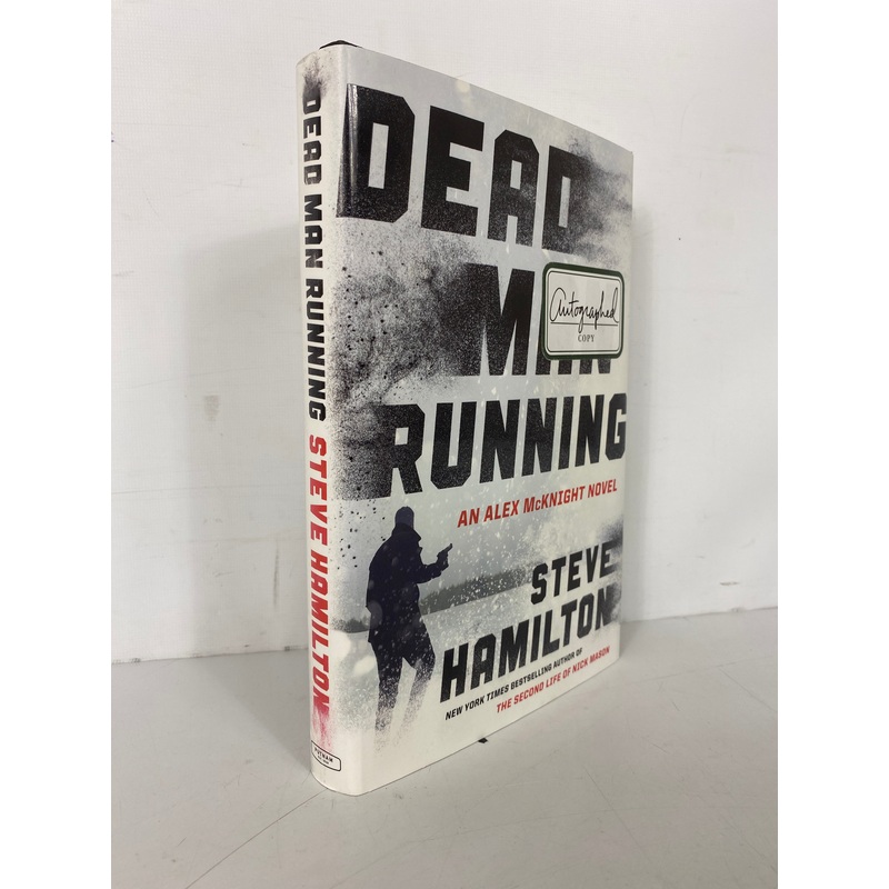 Dead Man Running by Steve Hamilton 2018 Signed 1st Edition HC DJ