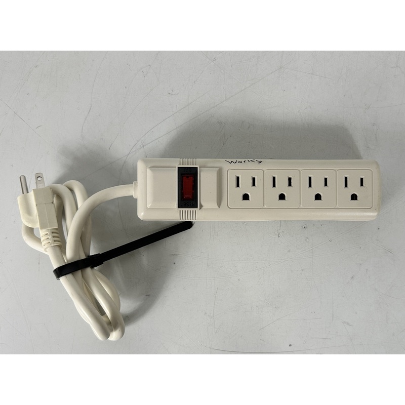 LiteSun LTS-4CXB 4-Outlet Surge Protected Power Strip