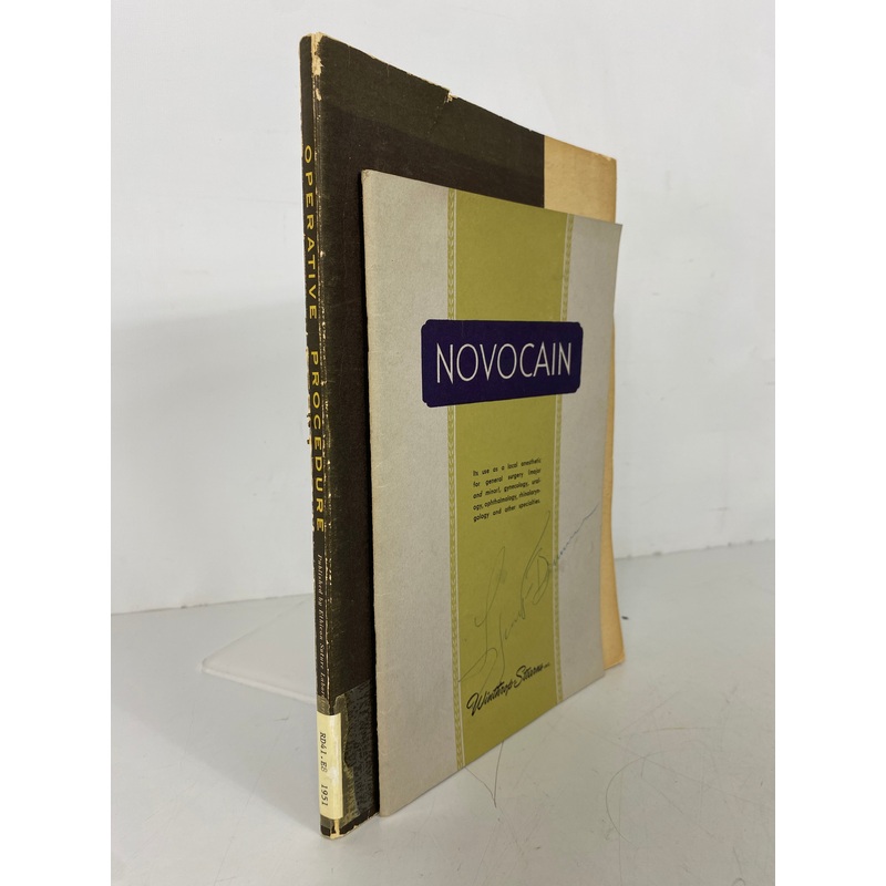 Lot of 2: Operative Procedure (1951)/Novocain (1952) Vintage SC