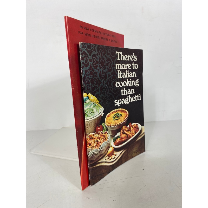 Lot of 2: Ragu More to Italian Cooking/Hunt’s New Tomato Cookery Vintage SC