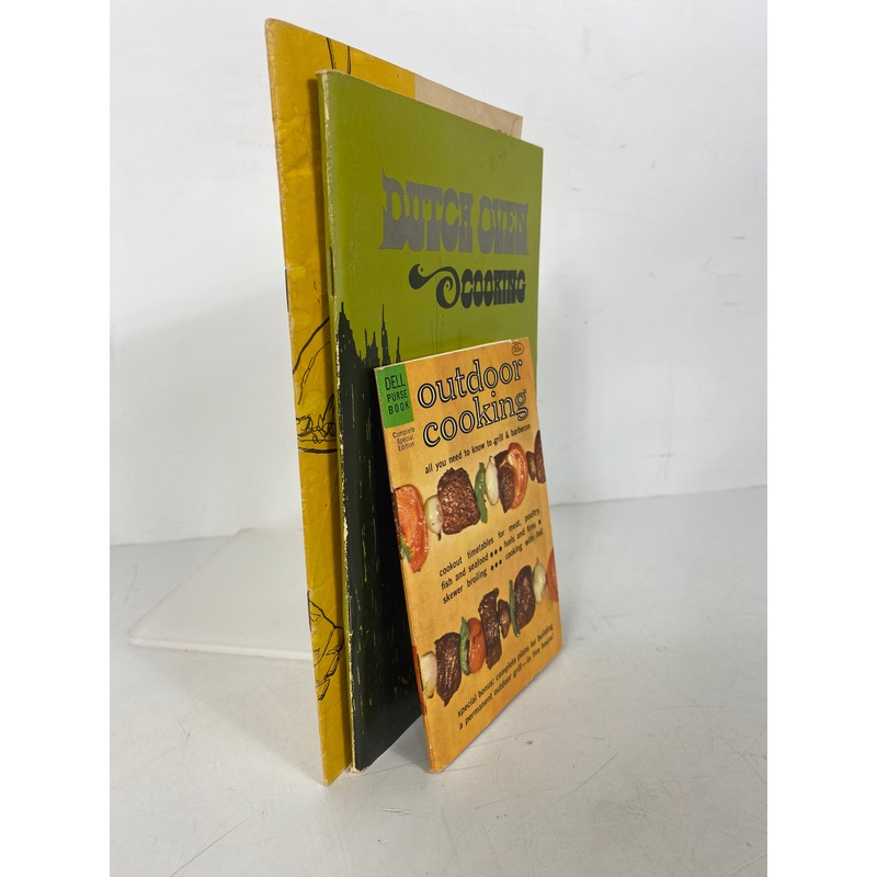 Lot of 3: Dutch Oven Cooking/Outdoor Cooking/49 Recipes the Weber Way SC