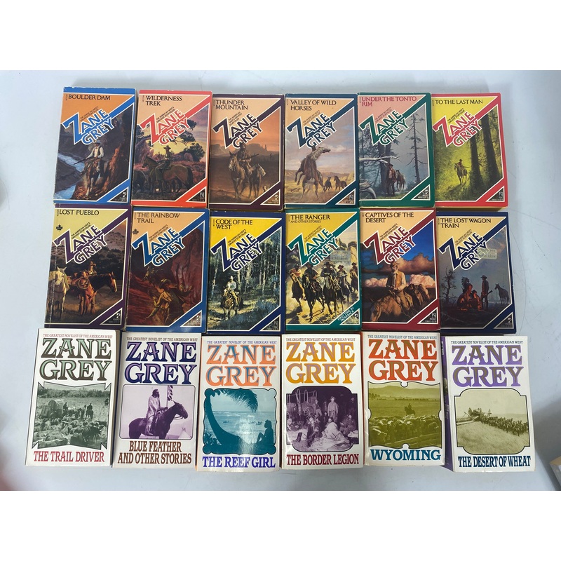 Lot of 30+ Zane Grey Western SC books