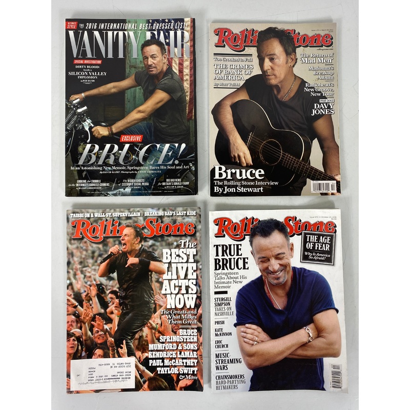 Lot of 4 Bruce Springsteen Magazines Rolling Stone