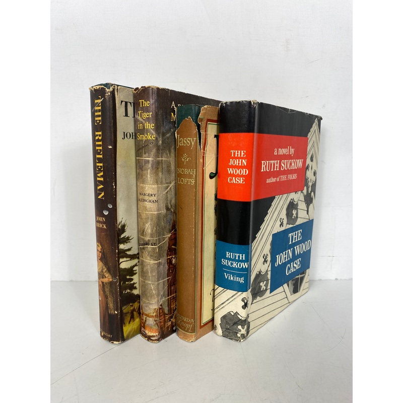 Lot of 4: The John Wood Case/Jassy/The Tiger in the Smoke/The Rifleman BCE HCDJ