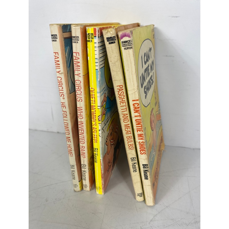 Lot of 5 Family Circus Paperback Books Bil Keane  SC