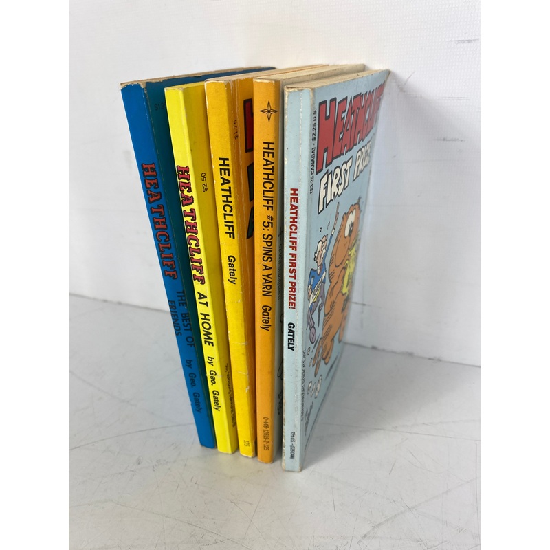 Lot of 5 Heathcliff Paperback Books George Gately SC