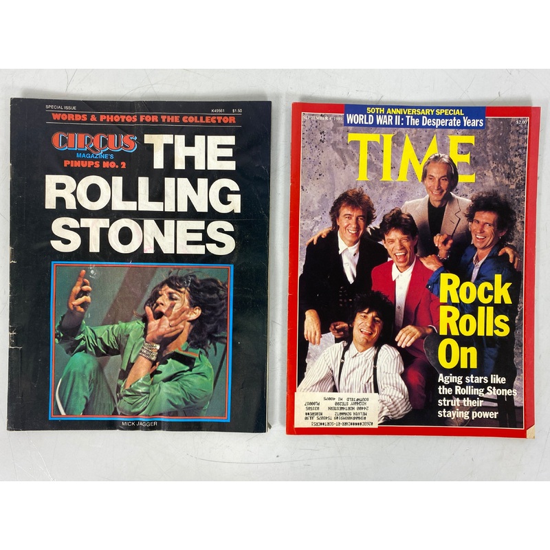 Lot of 5 Magazines The Rolling Stones