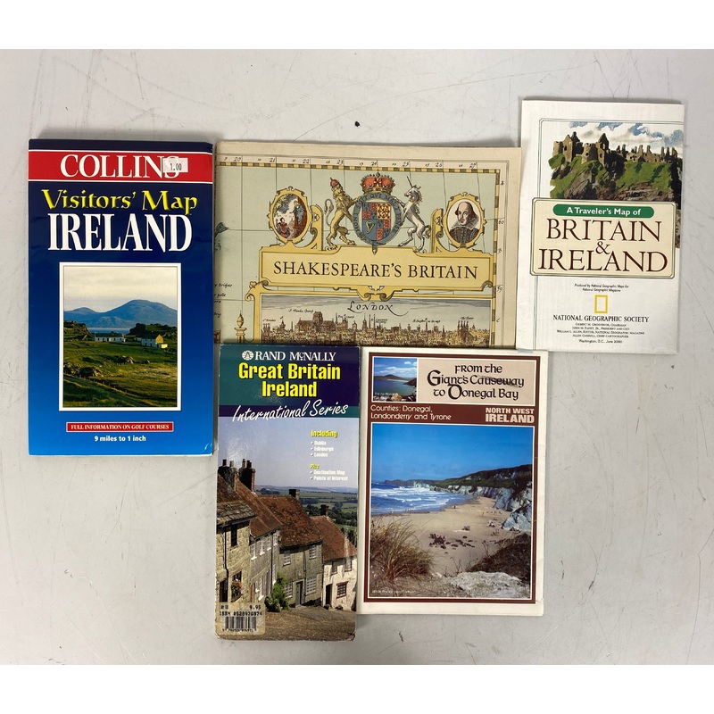 Lot of Maps: Shakespeare’s Britain/Ireland Golf Courses/North West Ireland