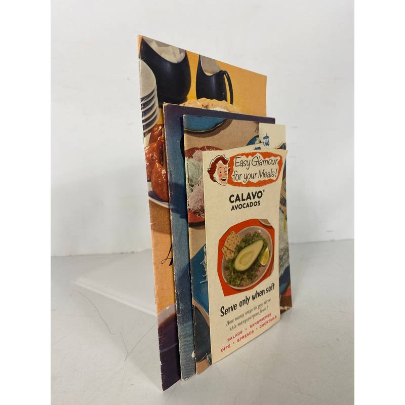 Lot of Vintage Recipe Booklets: Sunsweet Prunes/Avocados/Bakers Coconut/CA Figs