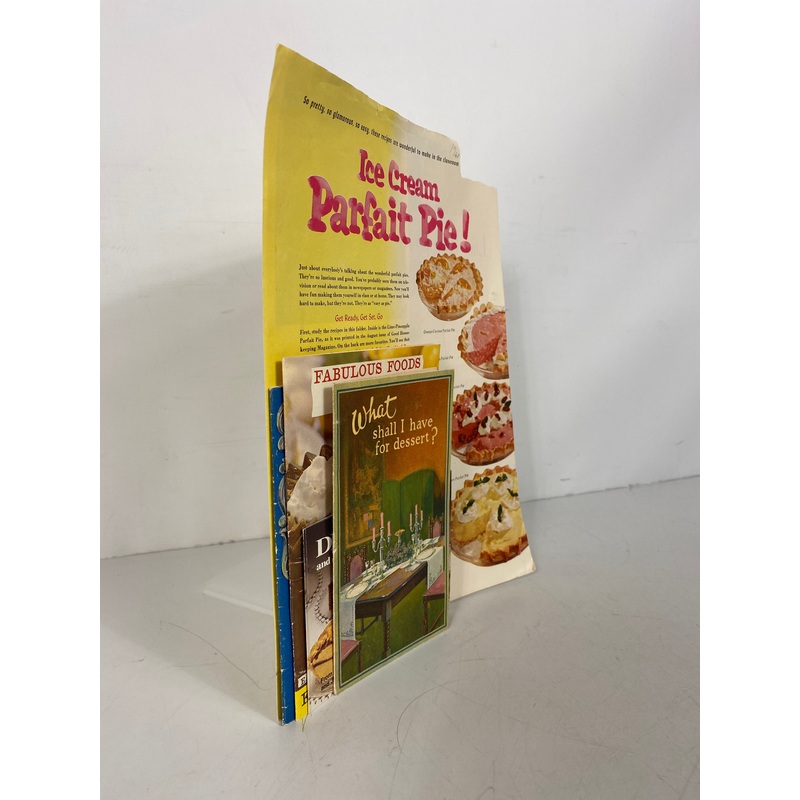 Lot of Vtg Gelatin Recipe Booklets Jell-Well/Dream Whip/Knox/Jell-O 1920s-1961