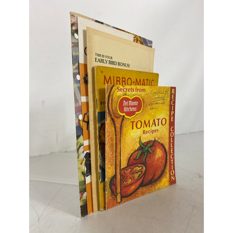 Lot of Vtg Recipe Booklets Mirro-Matic/Del Monte/French’s/Best Foods/Harris Seed