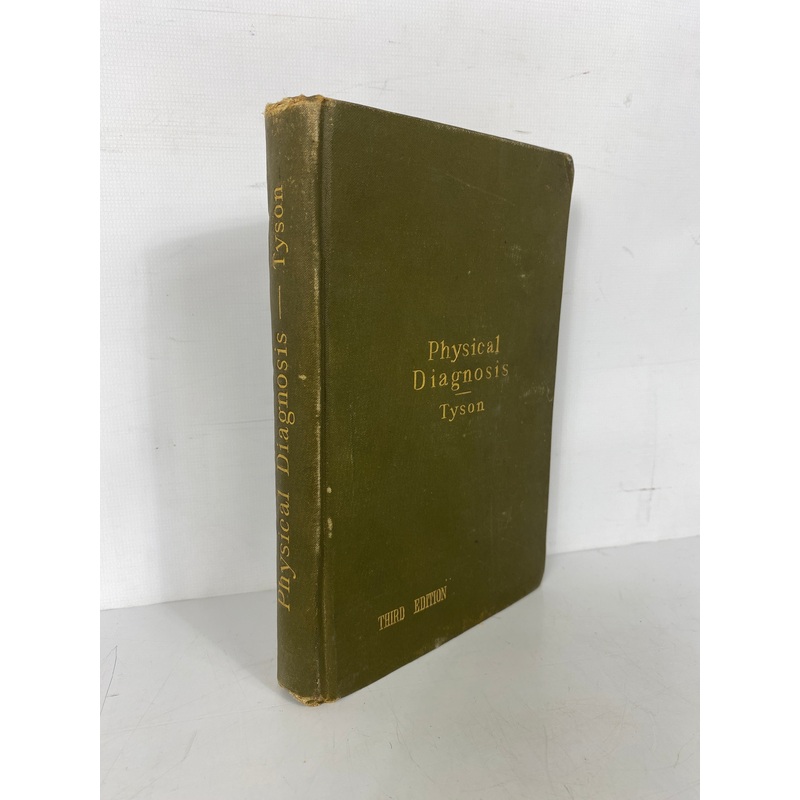 Manual of Physical Diagnosis by James Tyson 1898 Antique HC