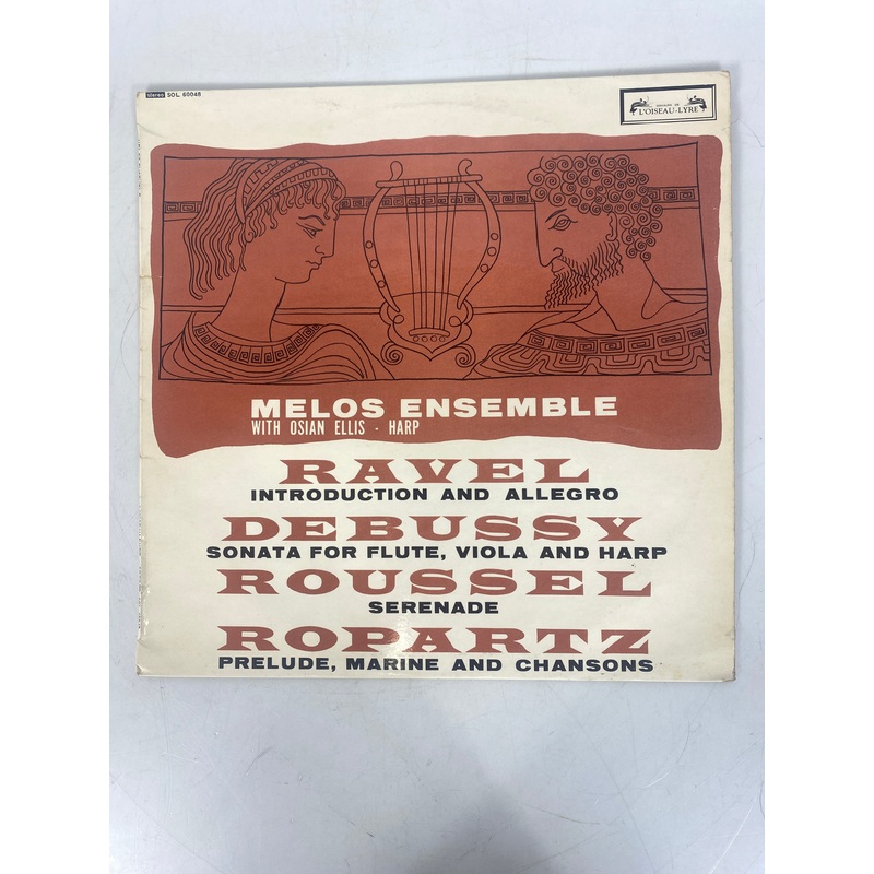Melos Ensemble Ravel Debussy Roussel Vinyl Record