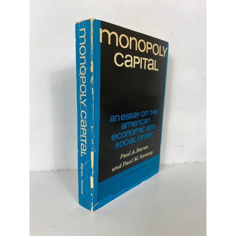 Monopoly Capital by Baran/Sweezy Economic & Social Order 1968 Vintage SC
