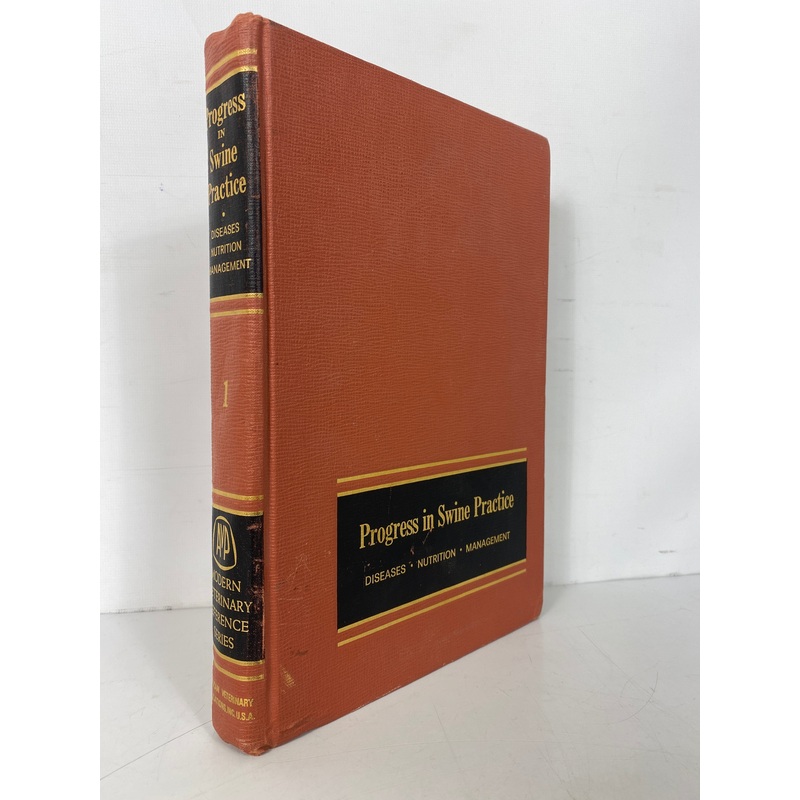 Progress in Swine Practice Vol 1 Book 3 Smithcors/Catcott 1966 1st Print HC