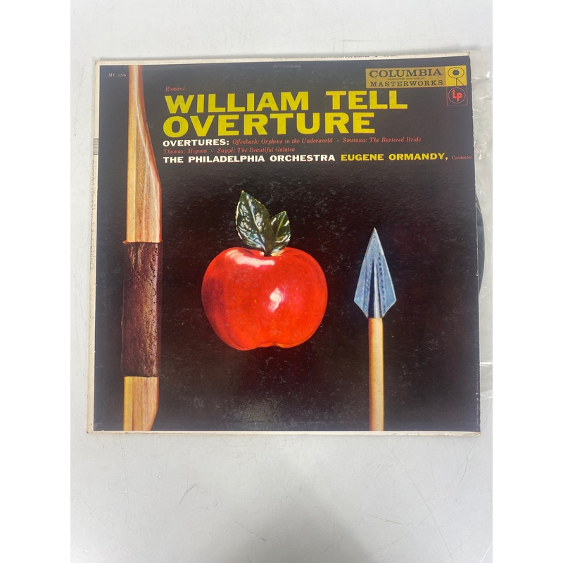 Rossini William Tell Overture Philadelphia Orchestra Vinyl Record