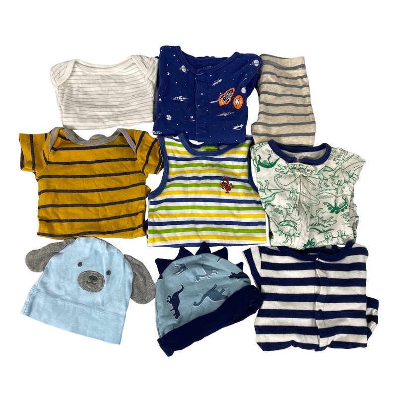 Striped Baby Bundle Youth Size 3-9 Months