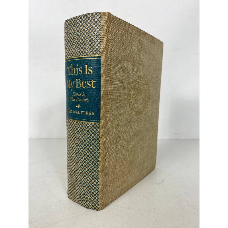 This is My Best America’s 93 Greatest Living Authors by Burnett 1942 HC