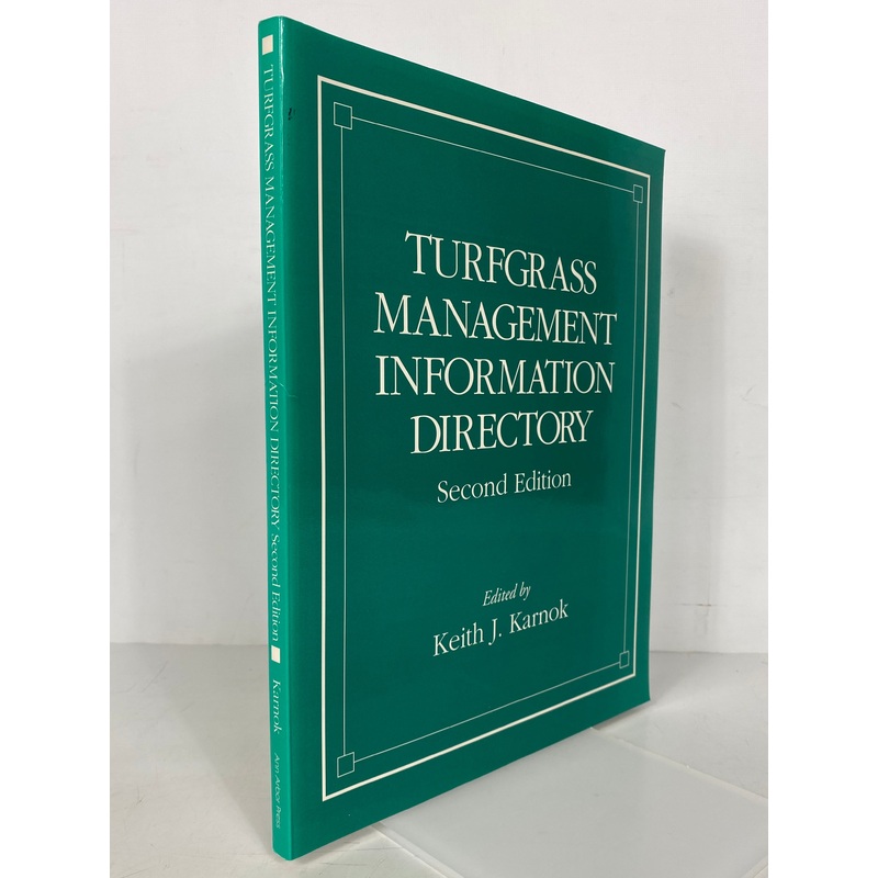 Turfgrass Management Information Directory by Karnok 2nd Edition SC
