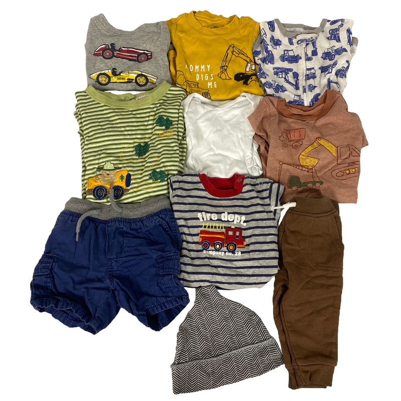 Under Construction Baby Clothing Bundle Youth Size 3-9 Months