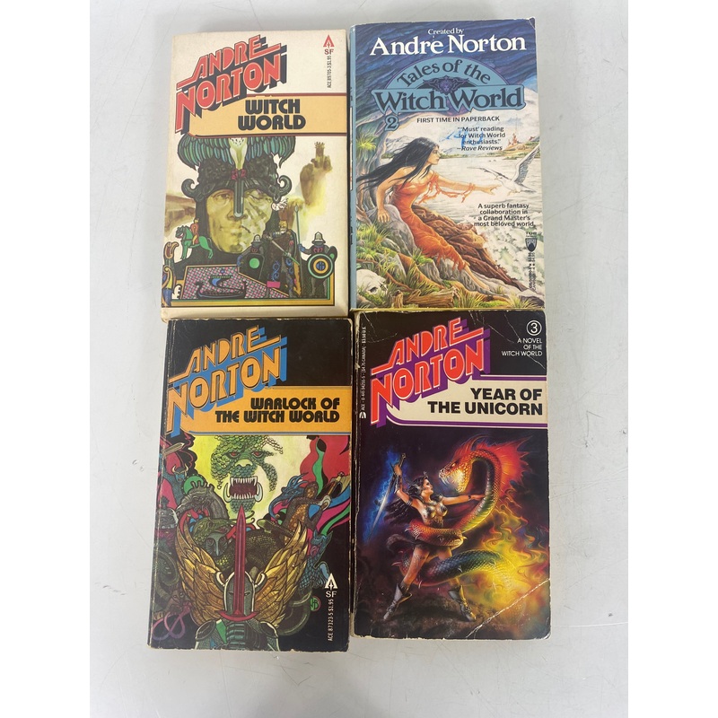 Witch World 4 Book Lot Andre Norton Vintage SC