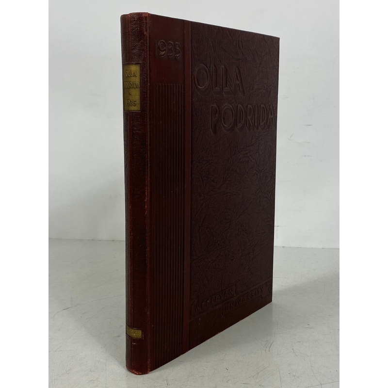 1935 Wesleyan University Yearbook Middletown Connecticut HC
