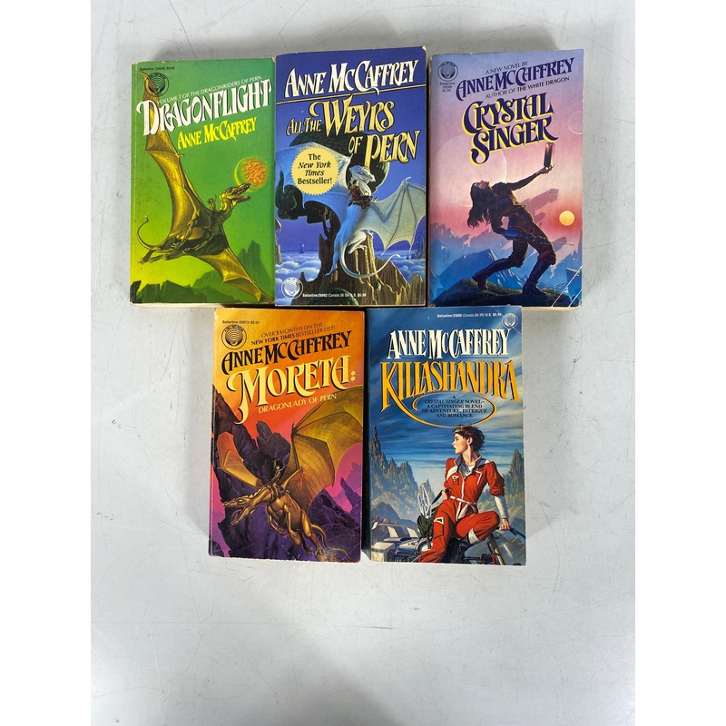 Anne McCaffrey 5 Book Paperback Lot SC