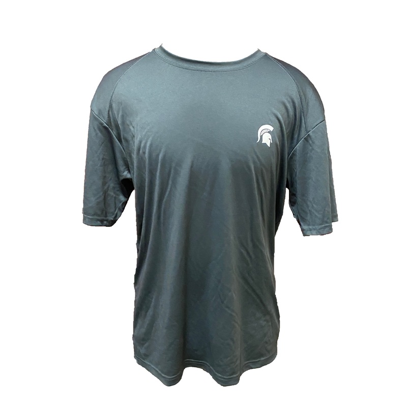Badger Sports Gray Michigan State Title IX Quote Short Sleeve T-Shirt Men’s Size L