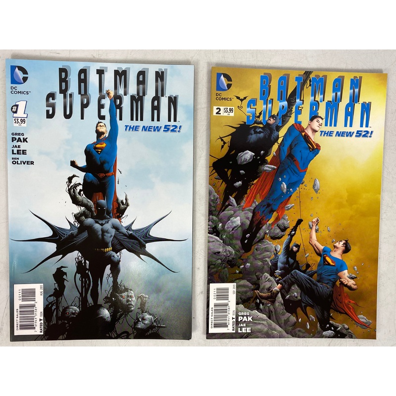 Lot of 12 Batman/Superman #1-9 Includes Variants (2013)