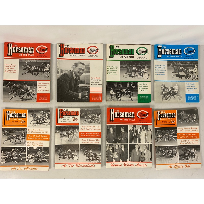 Lot of 14 The Horseman and Fair World Magazines (1982)