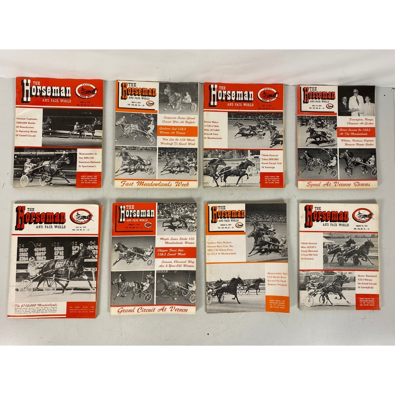 Lot of 19 The Horseman and Fair Magazines (June-December 1979)
