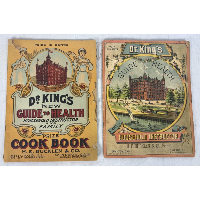 Lot of 2 Dr. King’s Guide to Health Vintage Magazine (Late 1800s)