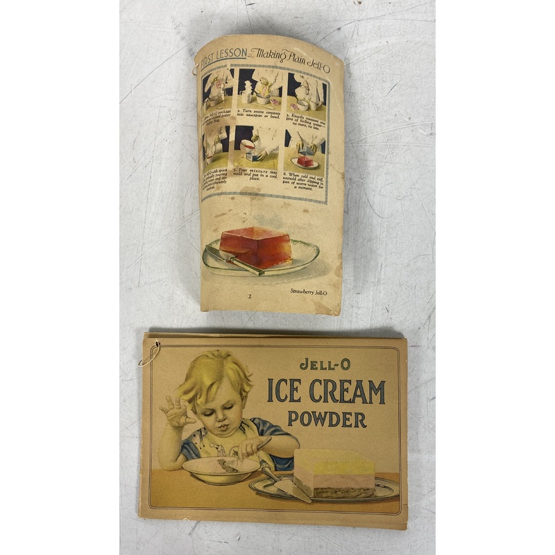 Lot of 2 Jell-O Vintage Advertising Booklets