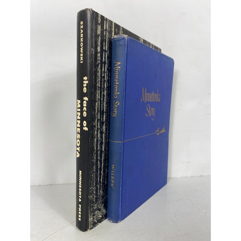 Lot of 2: The Face of Minnesota/Minnetonka Story 1950-1958 Vintage HC