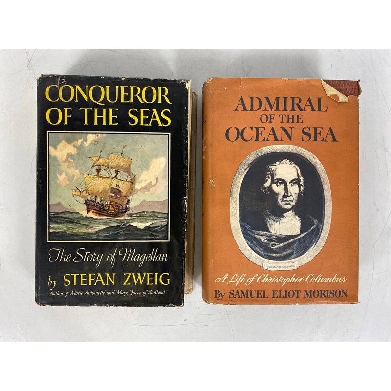 Lot of 2: The Story of Magellan/A Life of Christopher Columbus 1938-42 HC DJ