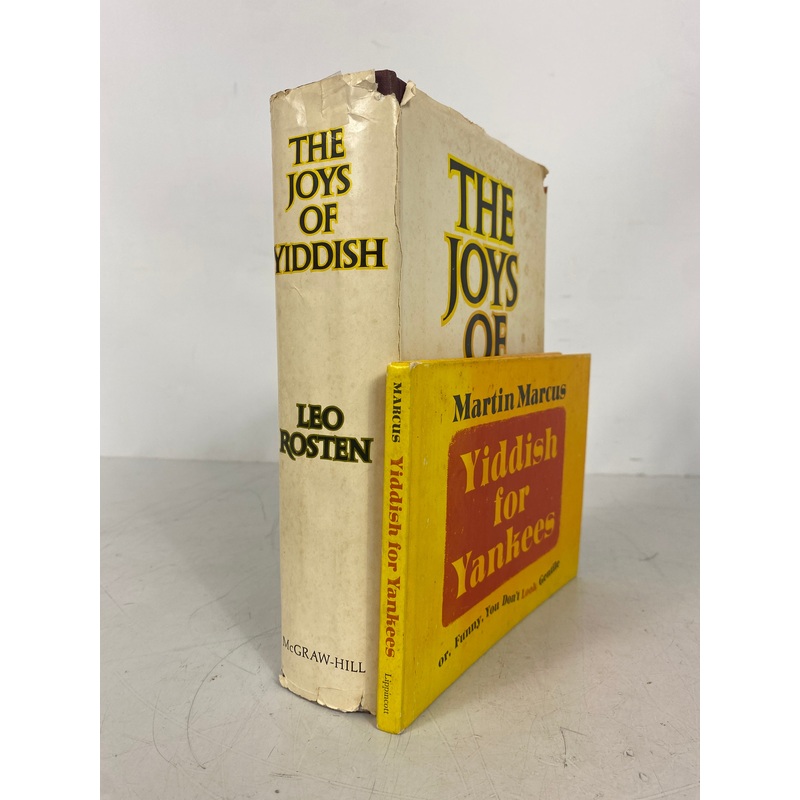 Lot of 2: Yiddish for Yankees/The Joys of Yiddish 1968 HC