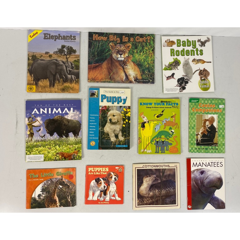 Lot of 31 Kids Books About Animals SC