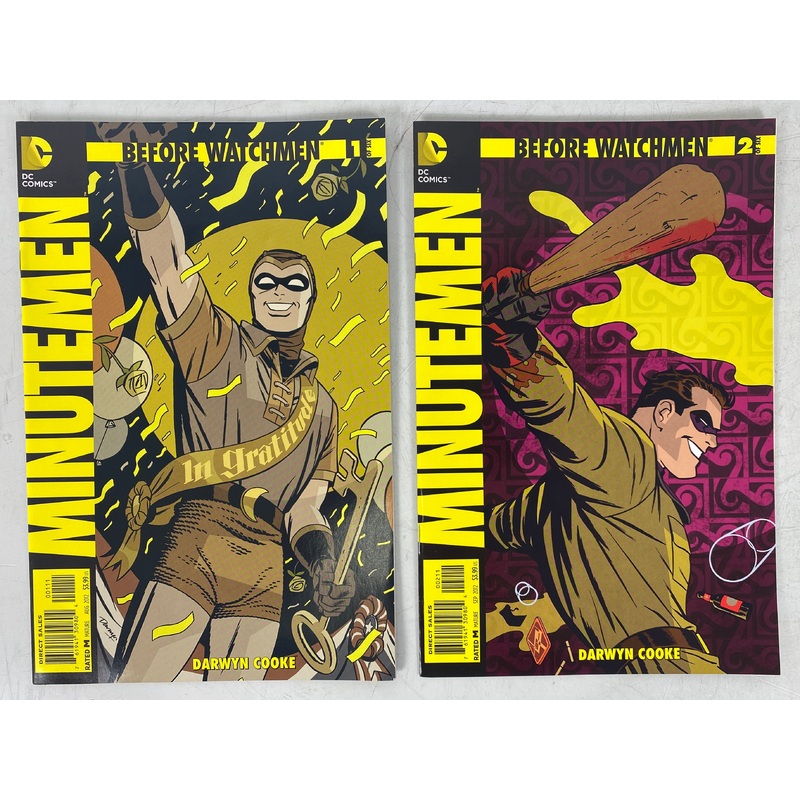 Lot of 7 Before Watchmen Minutemen #1-6 with Variant (2012-2013)