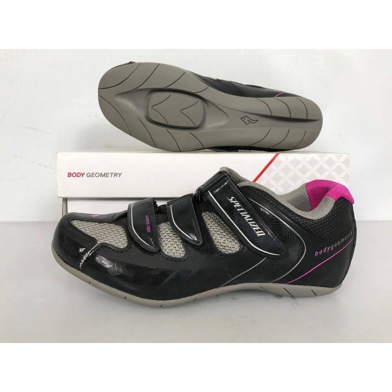 Specialized Body Geometry Black/Pink Spirita RBX Women’s Size 6.5/37 NIB