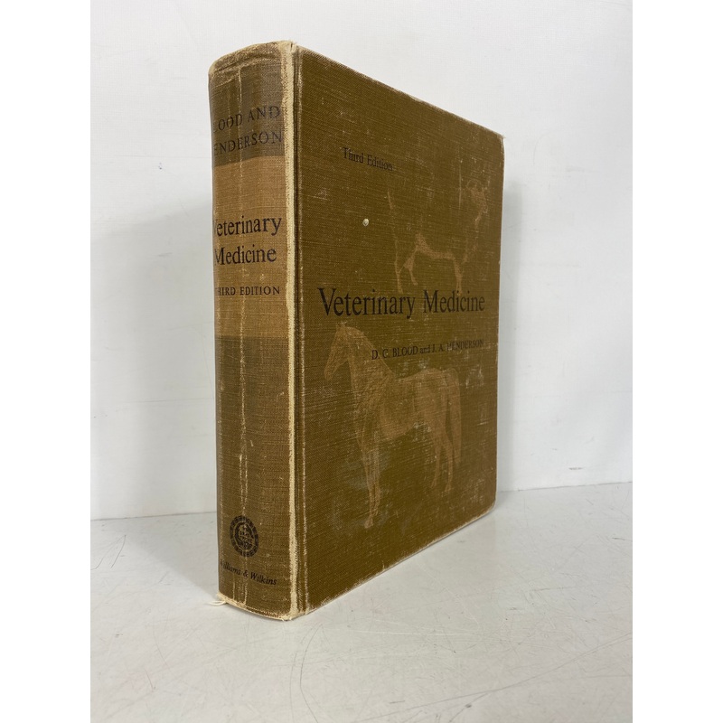 Veterinary Medicine by Blood/Henderson 1968 Third Edition HC