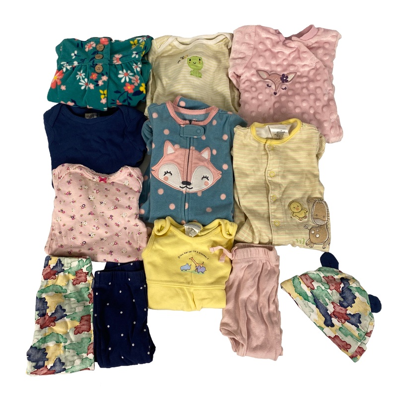 Woodland Creatures Baby Clothing Bundle Youth Size 0-3 Months