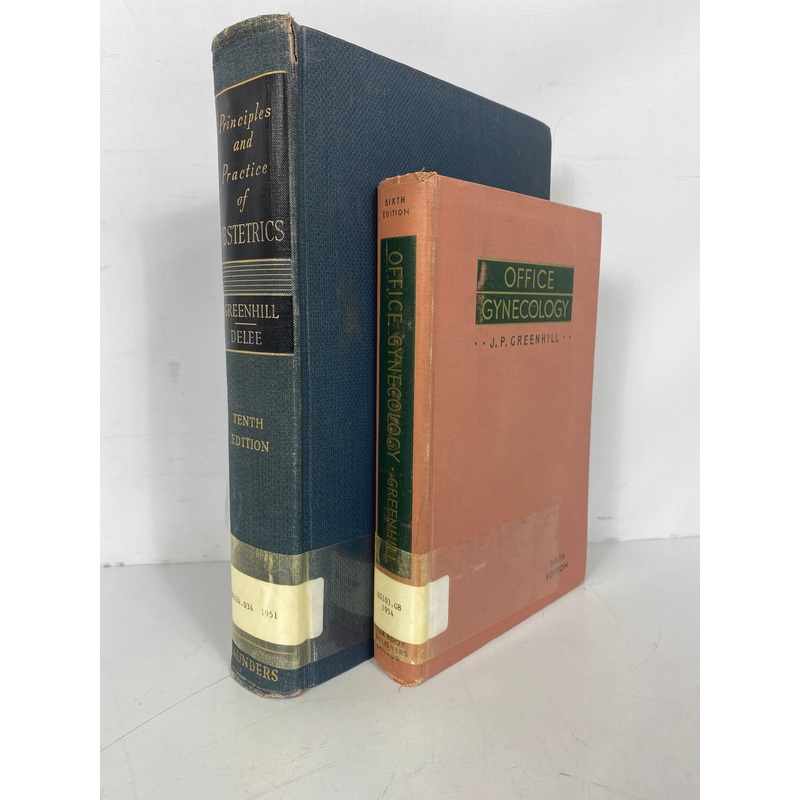 2 J.P. Greenhill: Principles & Practice of Obstetrics/Office Gynecology 1951-54