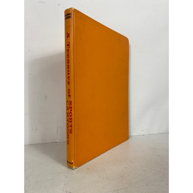 A Treasury of Sports Cartoons by Lawrence Lariar 1957 Vintage HC