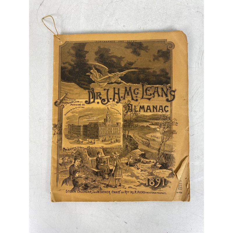 Dr. J.H. McLean’s Alamanac 1890
