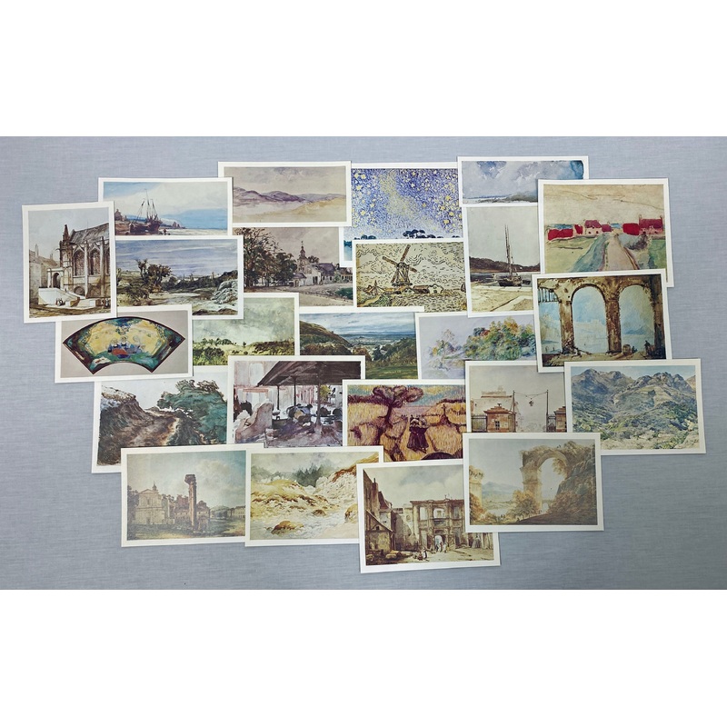 French Watercolor Landscapes