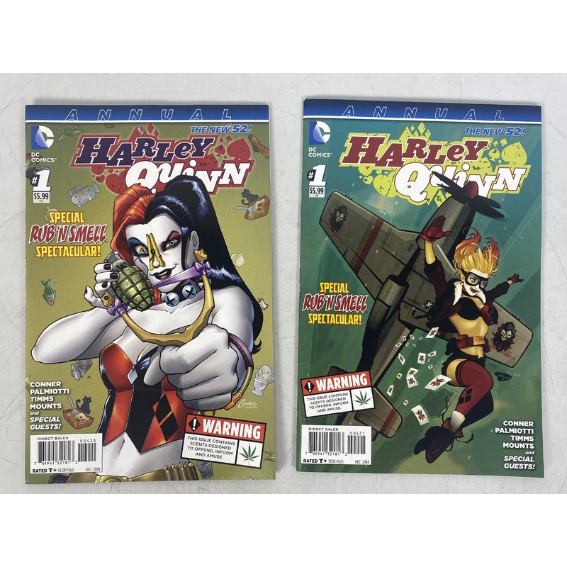 Harley Quinn Annual 2014 Lot of 2 Cover Variants DC